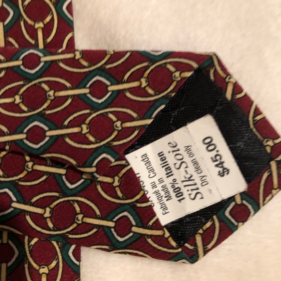 Domenico Franco Como Men’s Designer Silk Tie - Picture 5 of 5